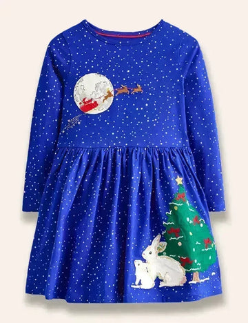 Rochie de Crăciun Moș Crăciun Bunny Bunny Bunny